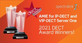 Le soluzioni wireless Spectralink premiate ai DECT Awards 2021