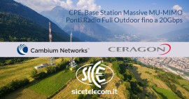 ePMP Cambium Networks e ponti radio Ceragon per reti FWA