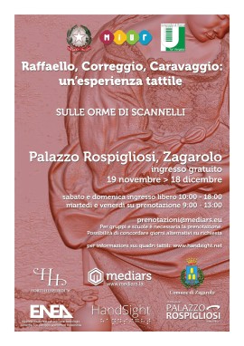 Raffaello, Correggio, Caravaggio: un'esperienza tattile - Comunicati-Stampa.net (Comunicati Stampa)