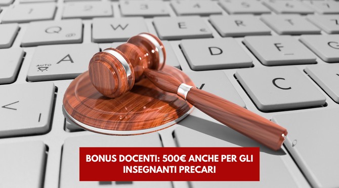 Carta del Docente 2023: Bonus da 500€