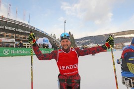 Giuseppe romele, acuto azzurro a dobbiaco. La para nordic world cup dà spettacolo