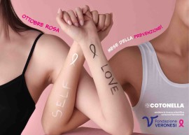 Ottobre rosa, mese della prevenzione: Cotonella ancora una volta a fianco di Fondazione Umberto Veronesi ETS