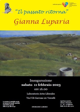 L'artista Gianna Luparia espone nella sede di Artes Liberales di Vercelli