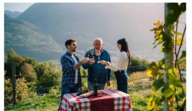 Lungo la Strada del Vino della Valtellina, tra cantine, terrazzamenti vitati e antichi borghi