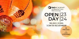 Open day TaoAcademy Roma - 19 novembre  2023