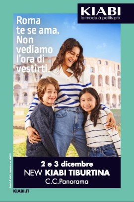 KIABI sbarca a Roma Tiburtina