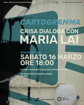 CARTOGRAMMA la nuova installazione di CRISA in dialogo con le opere di MARIA LAI