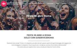 Finalmente online il sito DJ Service Roma per l’organizzazione della tua festa di 18 anni