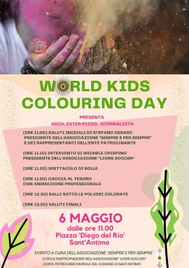A Sant’Antimo aggregazione e inclusione con il World Kids Colouring Day