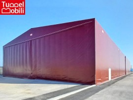 Le coperture tunnel mobili arrivano a Piombino per l'industria marittima