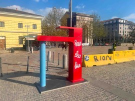 “RED IS DESIGN … NOT VIOLENCE”  Fino al 22 aprile un progetto firmato Bellosta Rubinetterie sostiene la lotta contro il femminicidio