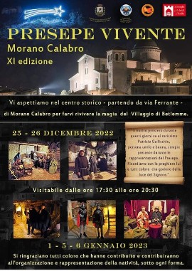 Presepe Vivente, edizione 2022 a Morano Calabro