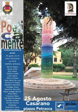 PoeticaMente Festival itinerante di poesia a Casarano