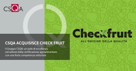 CSQA acquisisce CHECK FRUIT