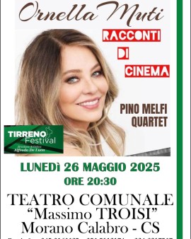 Ornella Muti al Troisi di Morano Calabro