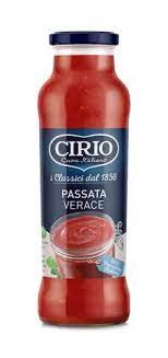 Passata Cirio “Verace” Il gusto e la qualità del miglior pomodoro dal 1856