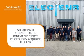 Solutions30 rafforza la propria posizione nell’ambito energie rinnovabili acquisendo ELEC ENR