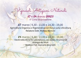 Aperte le iscrizioni per il 2° Corso formativo dei Vignaioli Artigiani Naturali 