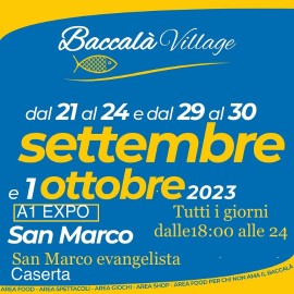 Baccalà Village, la quarta tappa a San Marco Evangelista (CE) con lo chef 