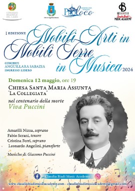 “Viva Puccini” il 12 maggio ad Anguillara per “Nobili Arti in Nobili Terre in Musica 2024”