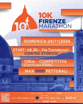 Nasce la nuova 10K Firenze Marathon nella festa della 40^ Estra Firenze Marathon