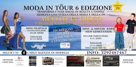 Domenica 6 Luglio il Complesso Cristian di Giugliano ospita il nuovo evento-sfilata di “Moda in Tour” della Mondo Eventi Campania Agency. Ospite speciale la cantante Iris e il duo Rosaria & Felice