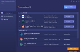 IObit Software Updater 3 aggiorna automaticamente oltre 170 software inclusi programmi per telelavoro