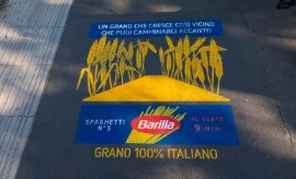 A Milano Barilla racconta la filiera del grano 100% italiano con una Street Art green