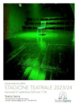 Il Teatro Serra presenta la Stagione 2023/24 “Caldera Teatrale”