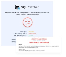 I controlli di SQL Catcher: attività schedulate