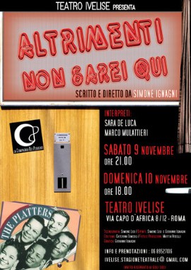 Altrimenti non sarei qui, per la regia di Simone Ignagni