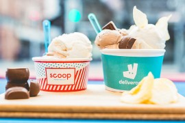 DELIVEROO: L'anno del gelato a domicilio, ordini +113%