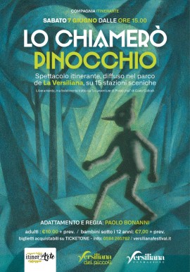 Gli allievi dell’Accademia delle Muse di Susanna Altemura in scena a La Versiliana dei Piccoli con Lo Chiamerò Pinocchio