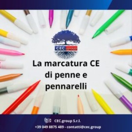 Marcatura CE penne e pennarelli