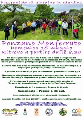 Ponzano Monferrato: fra giardini aperti, orchidee… 