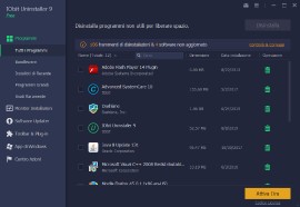 Nuovo IObit Uninstaller 9: più profonda la disinstallazione e migliore salute del software