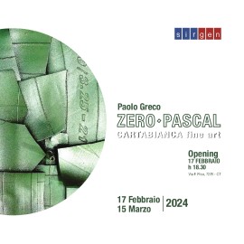 Zero Pascal, personale di Paolo Greco dal 17 febbraio al 15 marzo alla Galleria Carta Bianca