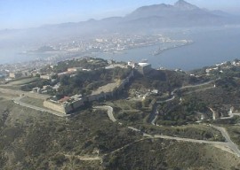 La fortezza de Hacho a Ceuta
