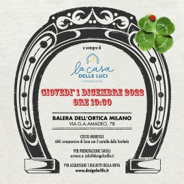 La “Cena con Tombola di Beneficenza” dell'associazione GMdP Design for Life per le persone con disabilità comunicativa de La Casa delle Luci