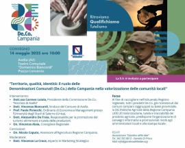 Avella, il 14 maggio convegno sull’istituendo Registro Regionale delle De.Co. della Campania