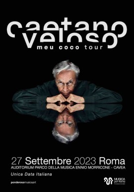 27 settembre 2023, l’unica data italiana di CAETANO VELOSO “MEU COCO TOUR” 