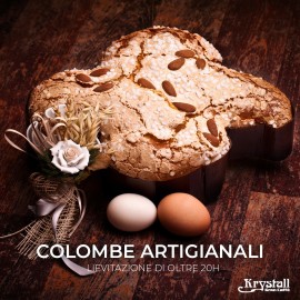 Soffice, tradizionale, genuina: sulla tavola di Pasqua non può mancare la colomba artigianale Krystall