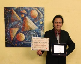 Massimo Paracchini riceve il 1°Premio Giotto per le Arti visive