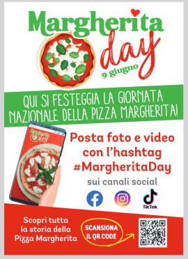 La pizza più diffusa al mondo  ha la sua giornata ufficiale: nasce #MargheritaDay 9 giugno