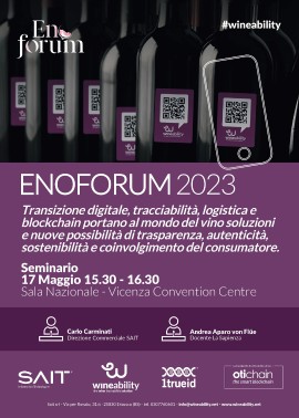 Sait srl e Wineability in convegno a Enoforum 2023