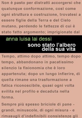 Anna Luisa Lai Dessì sbarca in libreria con “Sono stato l’albero della sua vita”