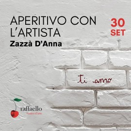Quarto incontro della rassegna “Aperitivo con l’artista” a cura del “Centro d’arte Raffaello” di Palermo, protagonista Zazzà D'Anna