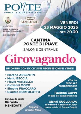 ASPETTANDO IL GIRO: 3-24 maggio, Cantina Ponte di Piave