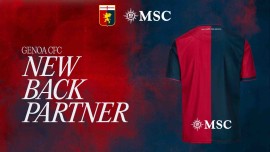 MSC Crociere Back Sponsor del Genoa per la stagione 2024/2025