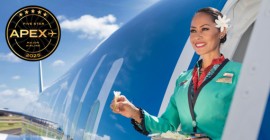 Air Tahiti Nui si distingue tra le migliori compagnie al mondo nella classifica APEX 2025